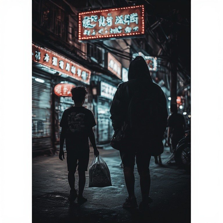 해외 카지노 범죄와 미행의 위험성을 상징하는 이미지)